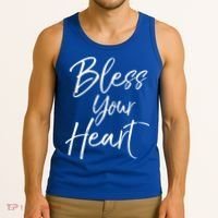 Funny Southern Christian Saying Quote Gift Bless Your Heart Gift Tank Top thumb 3