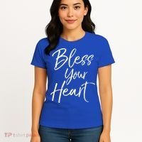 Funny Southern Christian Saying Quote Gift Bless Your Heart Gift Women's T-Shirt thumb 4