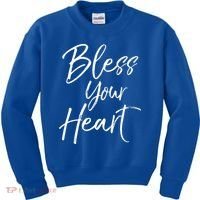 Funny Southern Christian Saying Quote Gift Bless Your Heart Gift Kids Sweatshirt thumb 0
