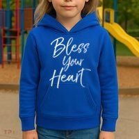 Funny Southern Christian Saying Quote Gift Bless Your Heart Gift Kids Hoodie thumb 3