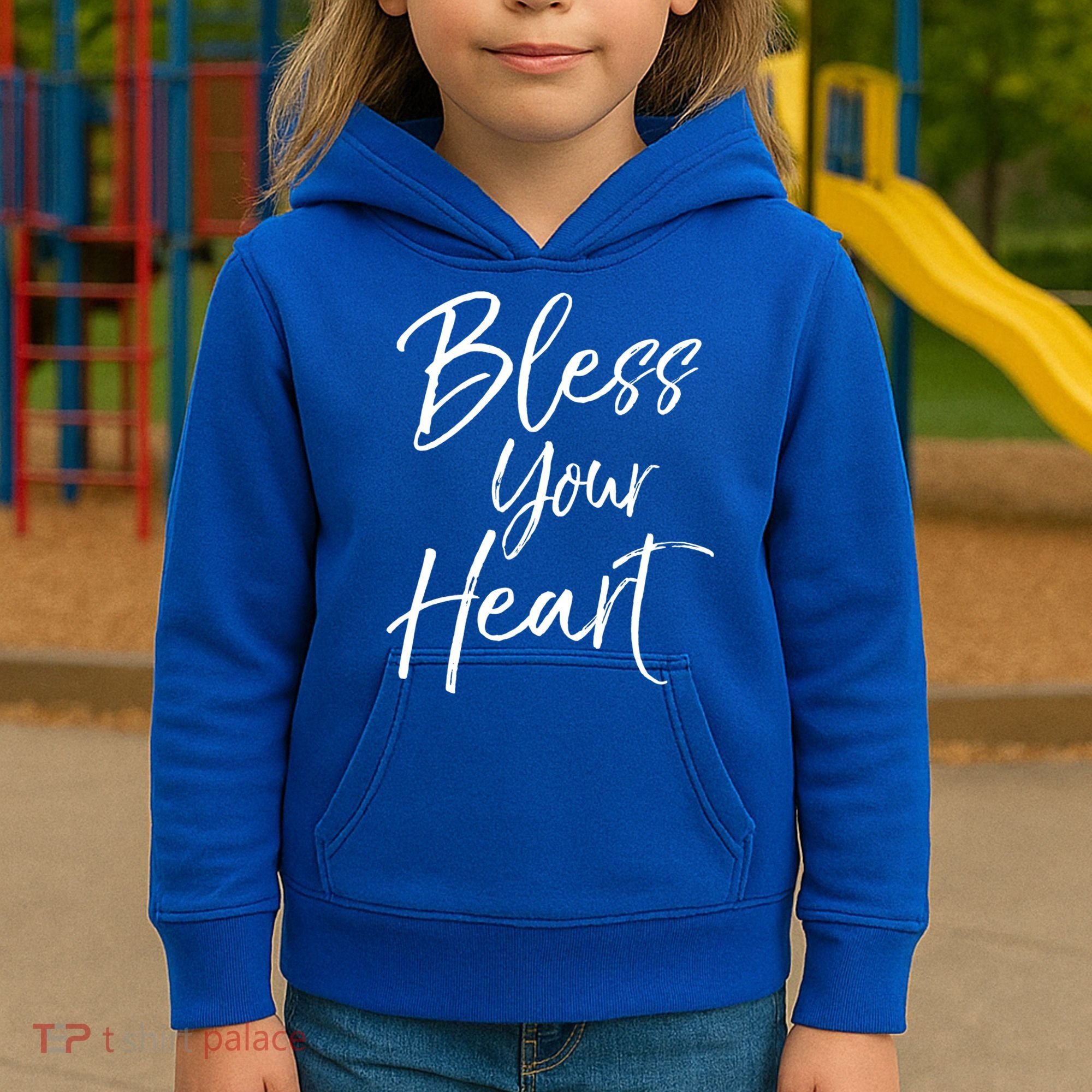 Funny Southern Christian Saying Quote Gift Bless Your Heart Gift Kids Hoodie