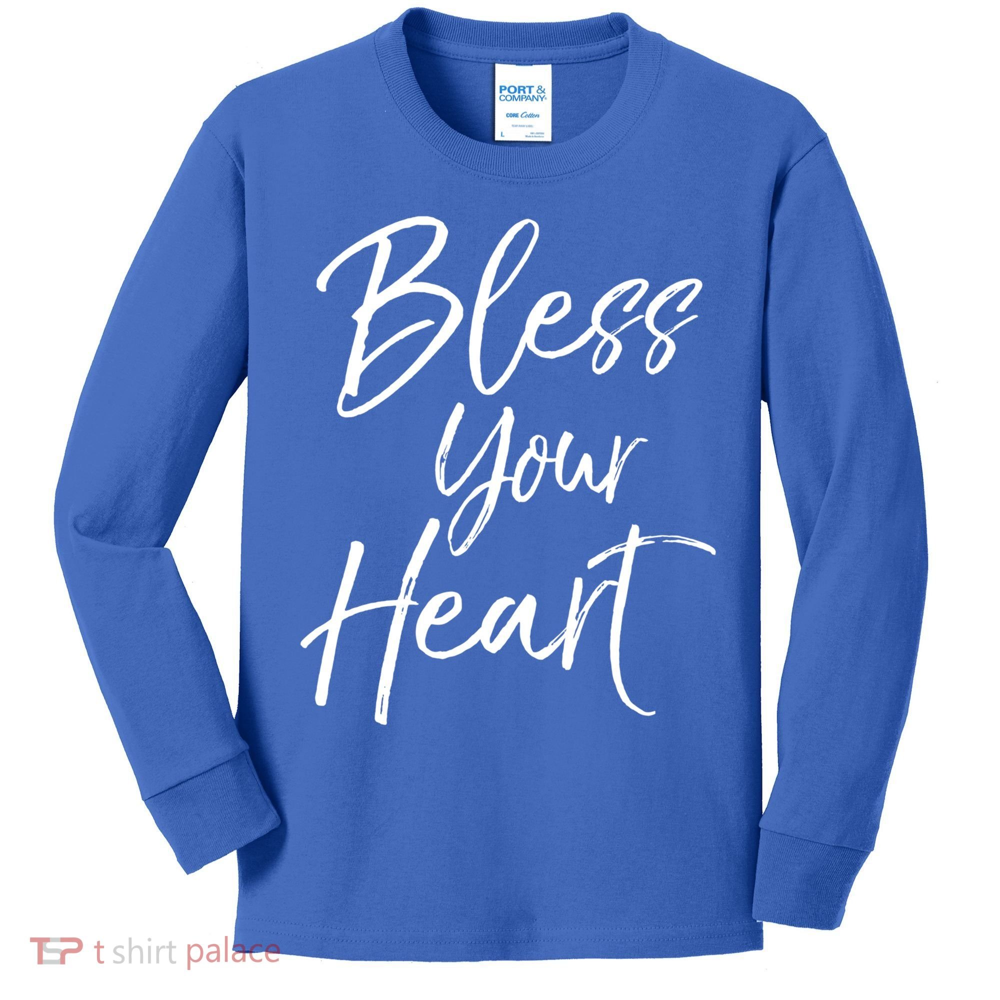 Funny Southern Christian Saying Quote Gift Bless Your Heart Gift Kids Long Sleeve Shirt