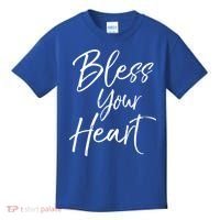 Funny Southern Christian Saying Quote Gift Bless Your Heart Gift Kids T-Shirt thumb 0