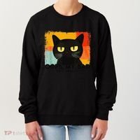 Funny Silly Cat Oops My Bad Not Really Sarcastic Saying Cat Women's Sweatshirt thumb 0