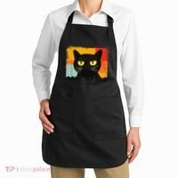Funny Silly Cat Oops My Bad Not Really Sarcastic Saying Cat Apron thumb 2