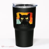 Funny Silly Cat Oops My Bad Not Really Sarcastic Saying Cat Tumbler thumb 0