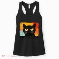 Funny Silly Cat Oops My Bad Not Really Sarcastic Saying Cat Women's Tank Top thumb 0