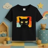 Funny Silly Cat Oops My Bad Not Really Sarcastic Saying Cat Toddler T-Shirt thumb 3