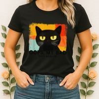 Funny Silly Cat Oops My Bad Not Really Sarcastic Saying Cat Women's T-Shirt thumb 2