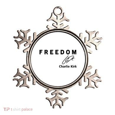 Freedom Signature Charlie Kirk Ornament