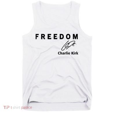 Freedom Signature Charlie Kirk Tank Top