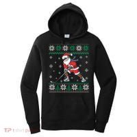 Funny Santa Claus Christmas Ice Hockey Ugly Sweater Boys Great Gift Women's Hoodie thumb 0