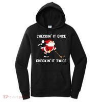 Funny Santa Clause Christmas Ice Hockey For Boys Great Gift Women's Hoodie thumb 0