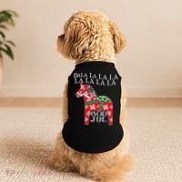 Funny Swedish Christmas God Jul Dala Horse Dalahost Doggie Tank thumb 2