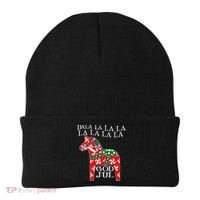 Funny Swedish Christmas God Jul Dala Horse Dalahost Beanie thumb 0