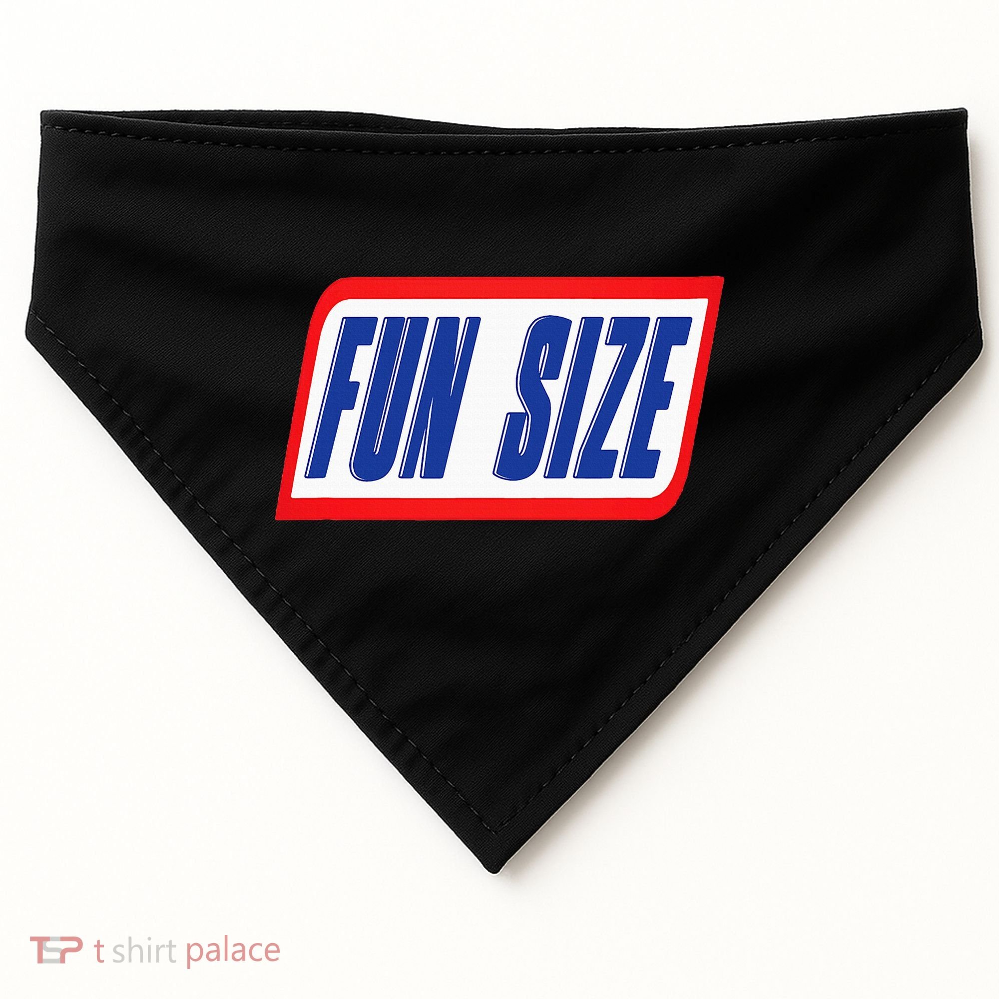 Fun Size Candy Bar Style Label USA-Made Doggie Bandana