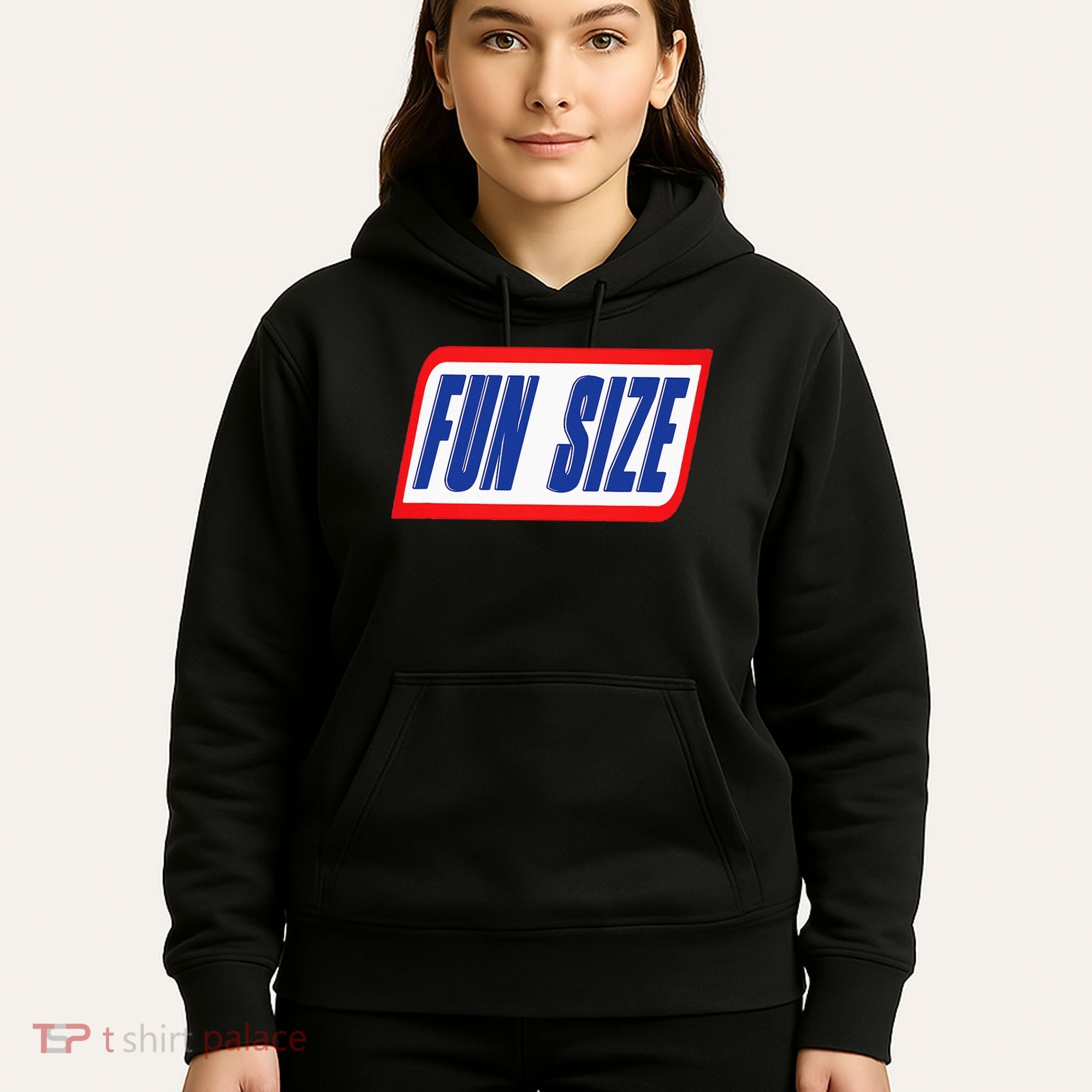 Fun Size Candy Bar Style Label Hoodie