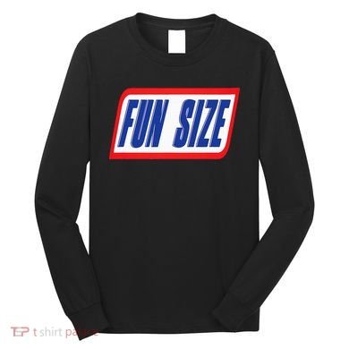 Fun Size Candy Bar Style Label Long Sleeve Shirt