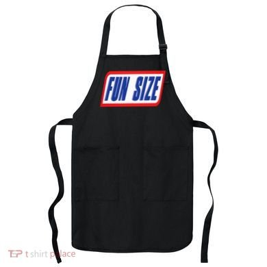 Fun Size Candy Bar Style Label Apron