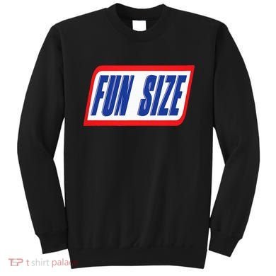 Fun Size Candy Bar Style Label Sweatshirt