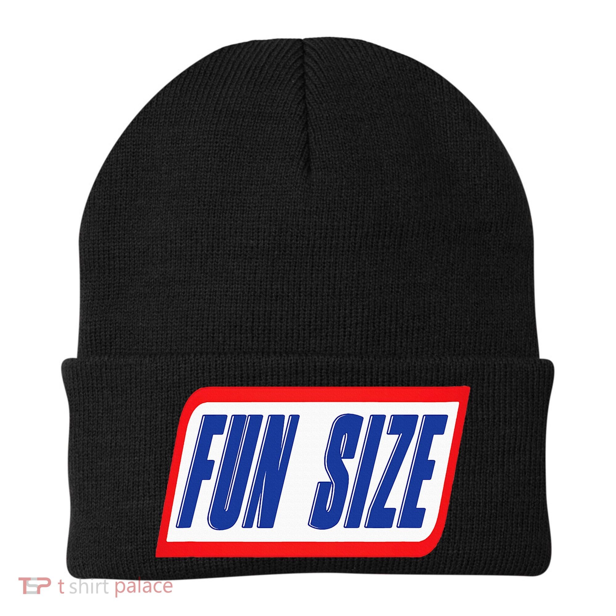 Fun Size Candy Bar Style Label Beanie