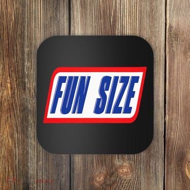 Fun Size Candy Bar Style Label Coaster
