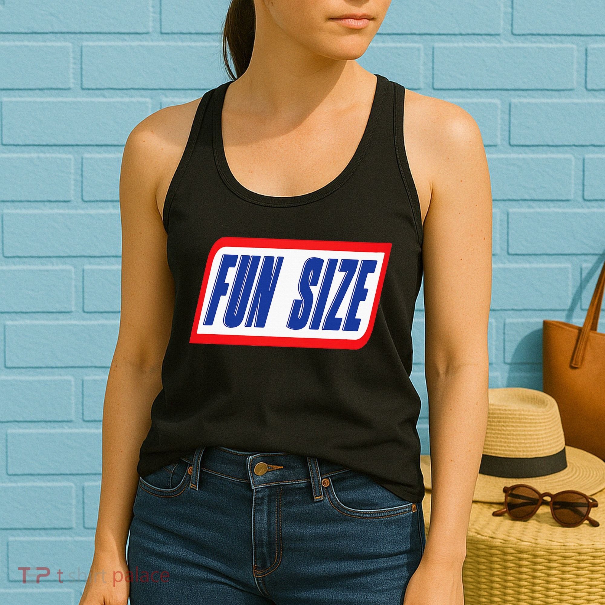 Fun Size Candy Bar Style Label Women's Tank Top
