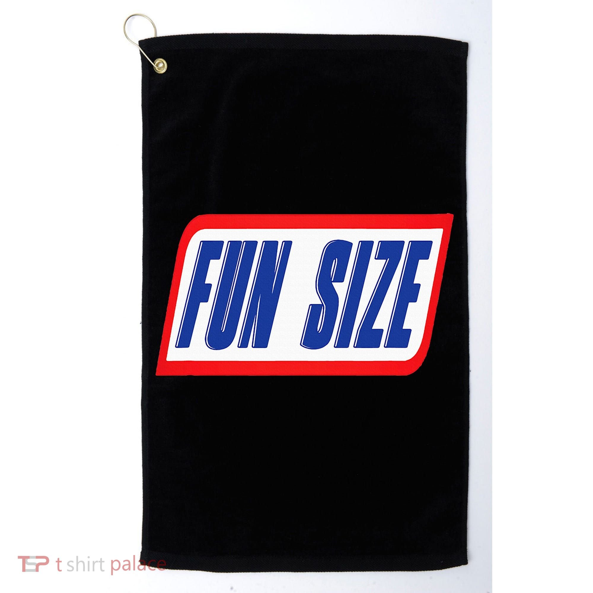 Fun Size Candy Bar Style Label Golf Towel