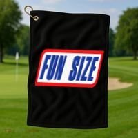 Fun Size Candy Bar Style Label Golf Towel thumb 1
