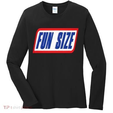 Fun Size Candy Bar Style Label Women's Long Sleeve Shirt
