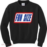 Fun Size Candy Bar Style Label Kids Sweatshirt thumb 0