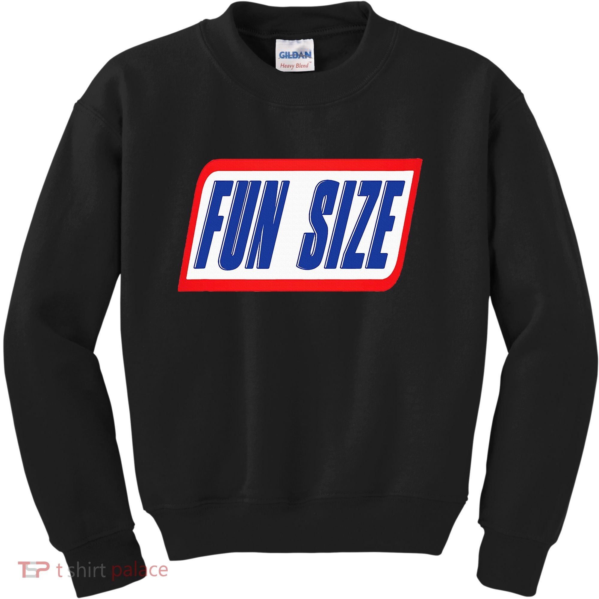 Fun Size Candy Bar Style Label Kids Sweatshirt