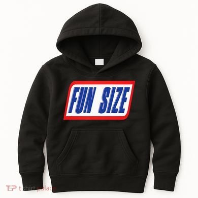 Fun Size Candy Bar Style Label Kids Hoodie
