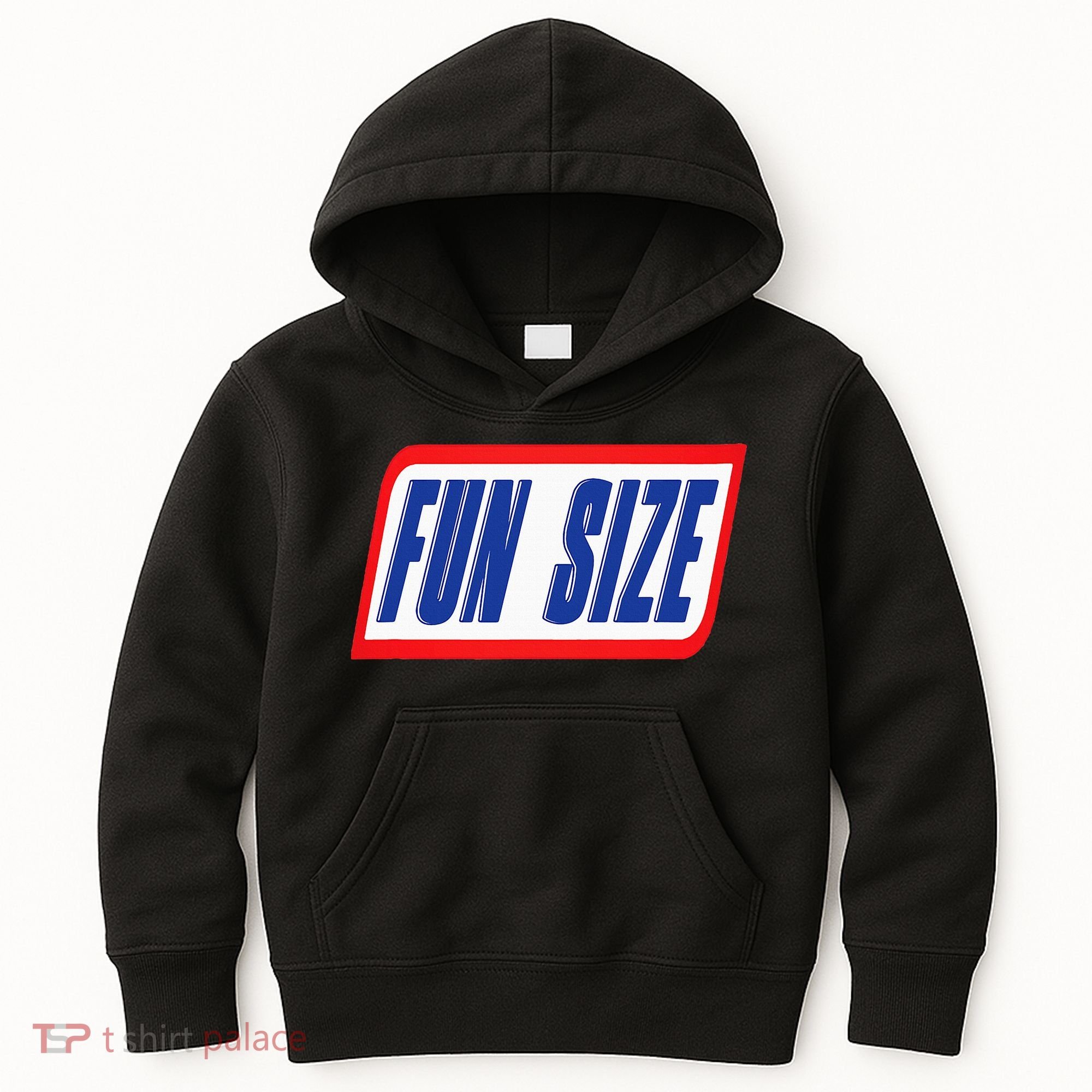 Fun Size Candy Bar Style Label Kids Hoodie