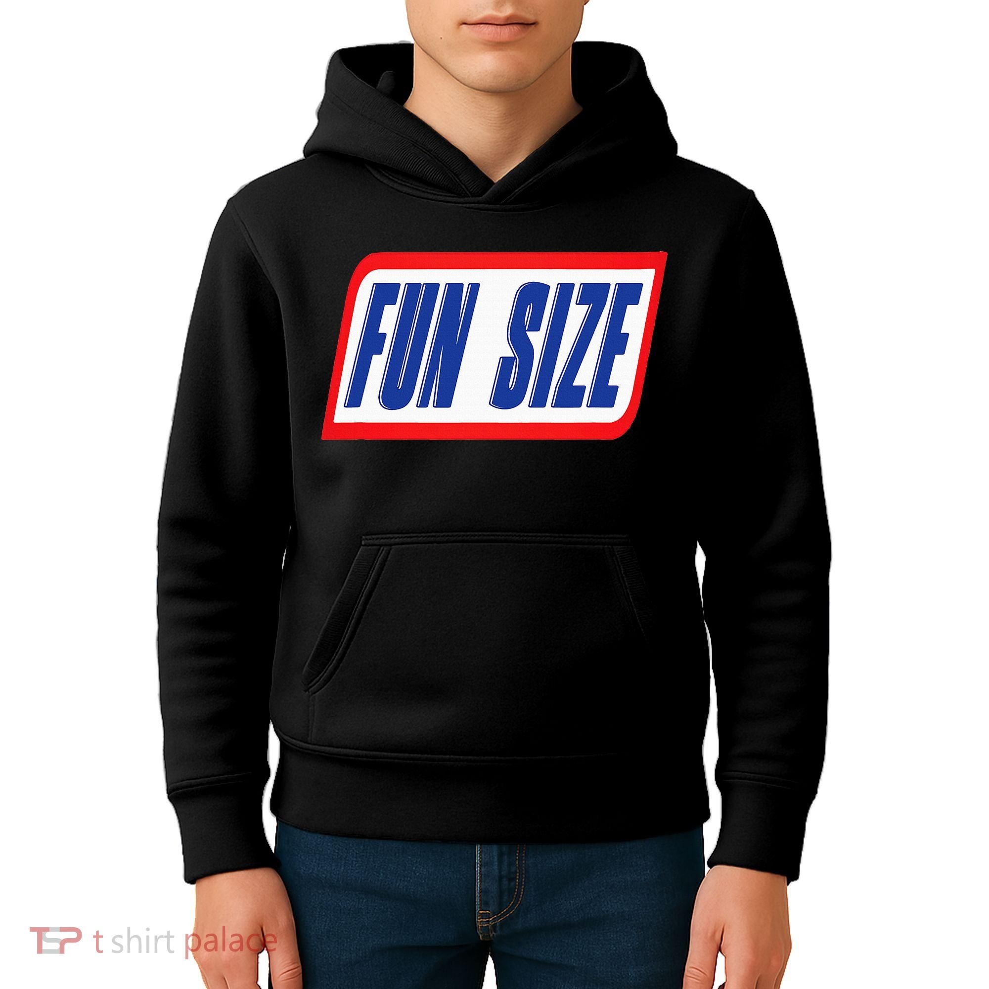 Fun Size Candy Bar Style Label Kids Hoodie