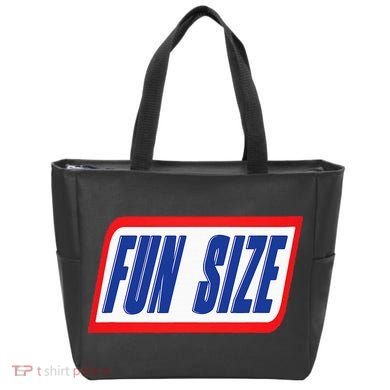 Fun Size Candy Bar Style Label Tote Bag