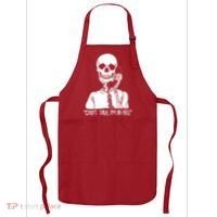 Funny Skeleton Cant Talk Im In Hell Apron thumb 0