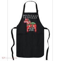 Funny Swedish Christmas God Jul Dala Horse Dalahost Apron thumb 0
