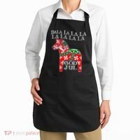 Funny Swedish Christmas God Jul Dala Horse Dalahost Apron thumb 2