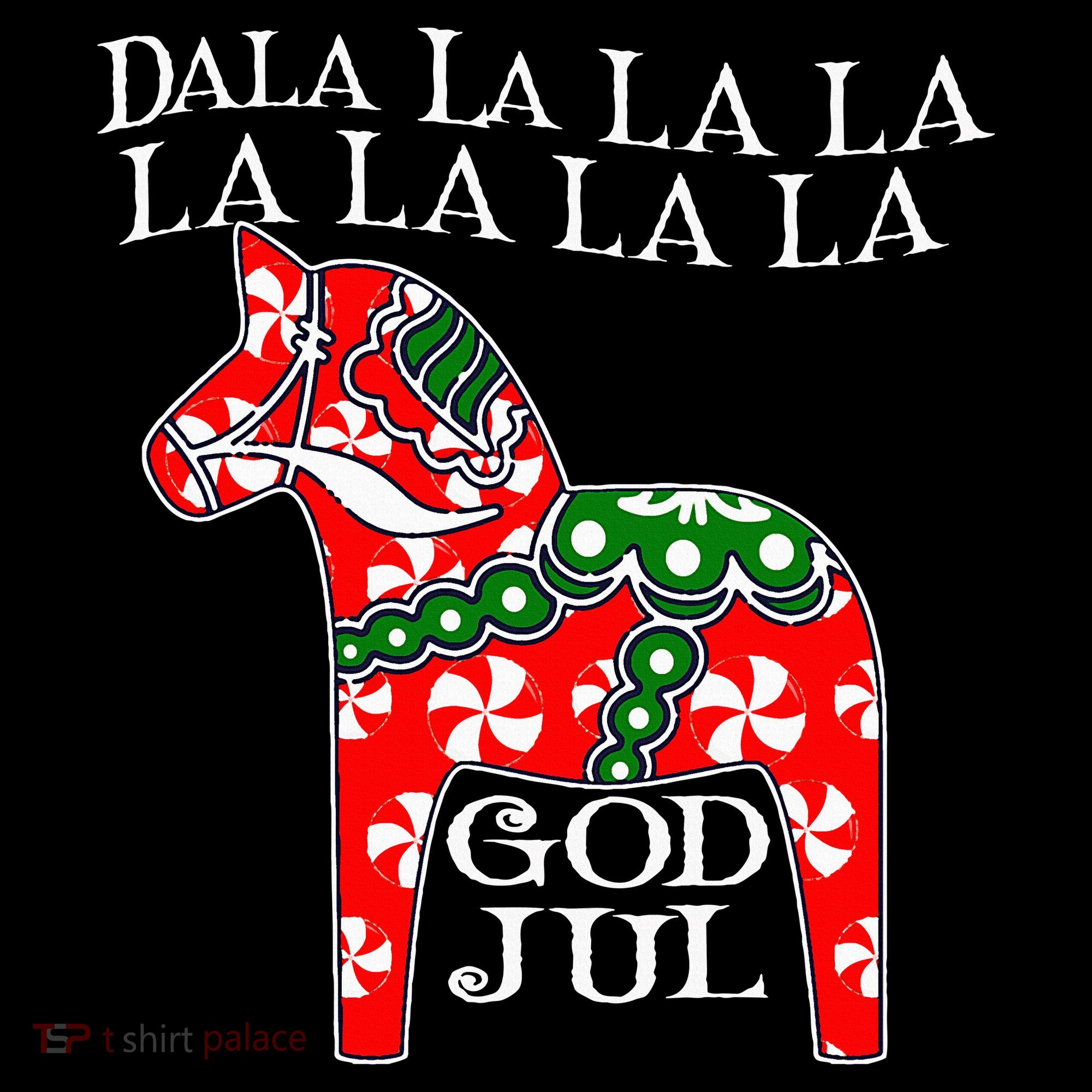 Funny Swedish Christmas God Jul Dala Horse Dalahost Coffee Mug