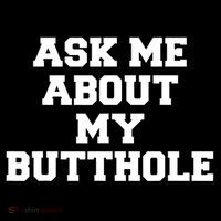 Funny Sarcastic Cute Ask Me About My Butthole Women's Long Sleeve Shirt thumb 2