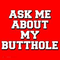 Funny Sarcastic Cute Ask Me About My Butthole Santa Hat thumb 1