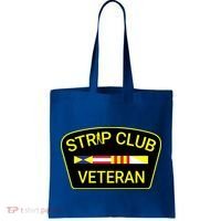 Funny Strip Club Veteran Tote Bag thumb 0