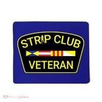Funny Strip Club Veteran Mousepad thumb 0
