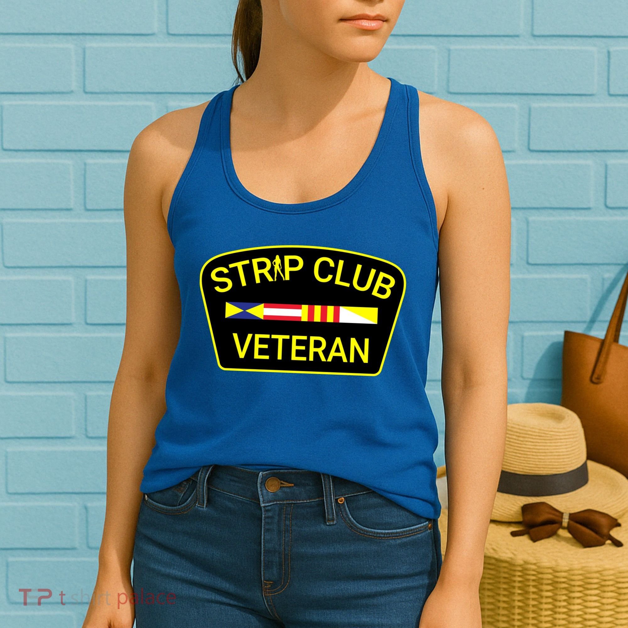 Funny Strip Club Veteran Women's Tank Top