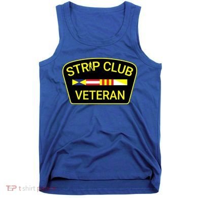 Funny Strip Club Veteran Tank Top