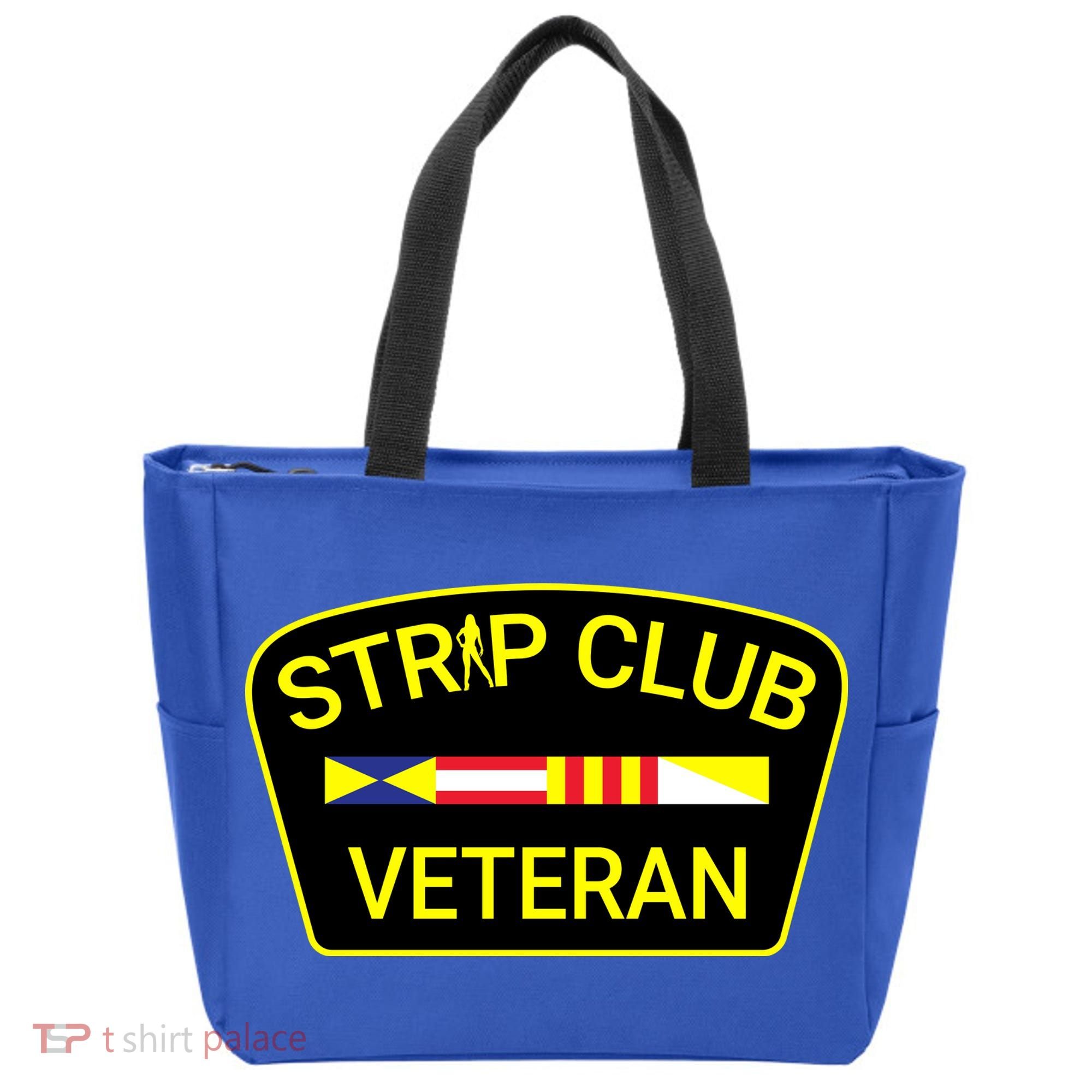 Funny Strip Club Veteran Tote Bag