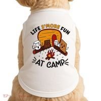 Funny SMores Camping Campfire Marshmallow Life SMore Fun Doggie Tank thumb 0