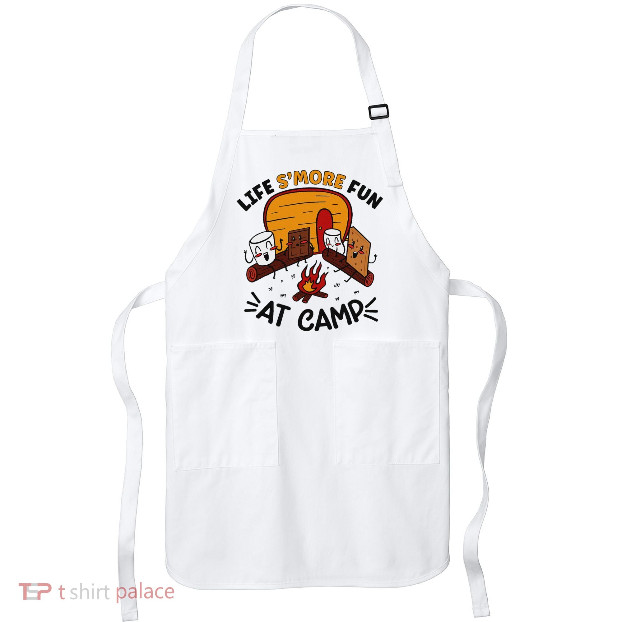 Funny SMores Camping Campfire Marshmallow Life SMore Fun Apron