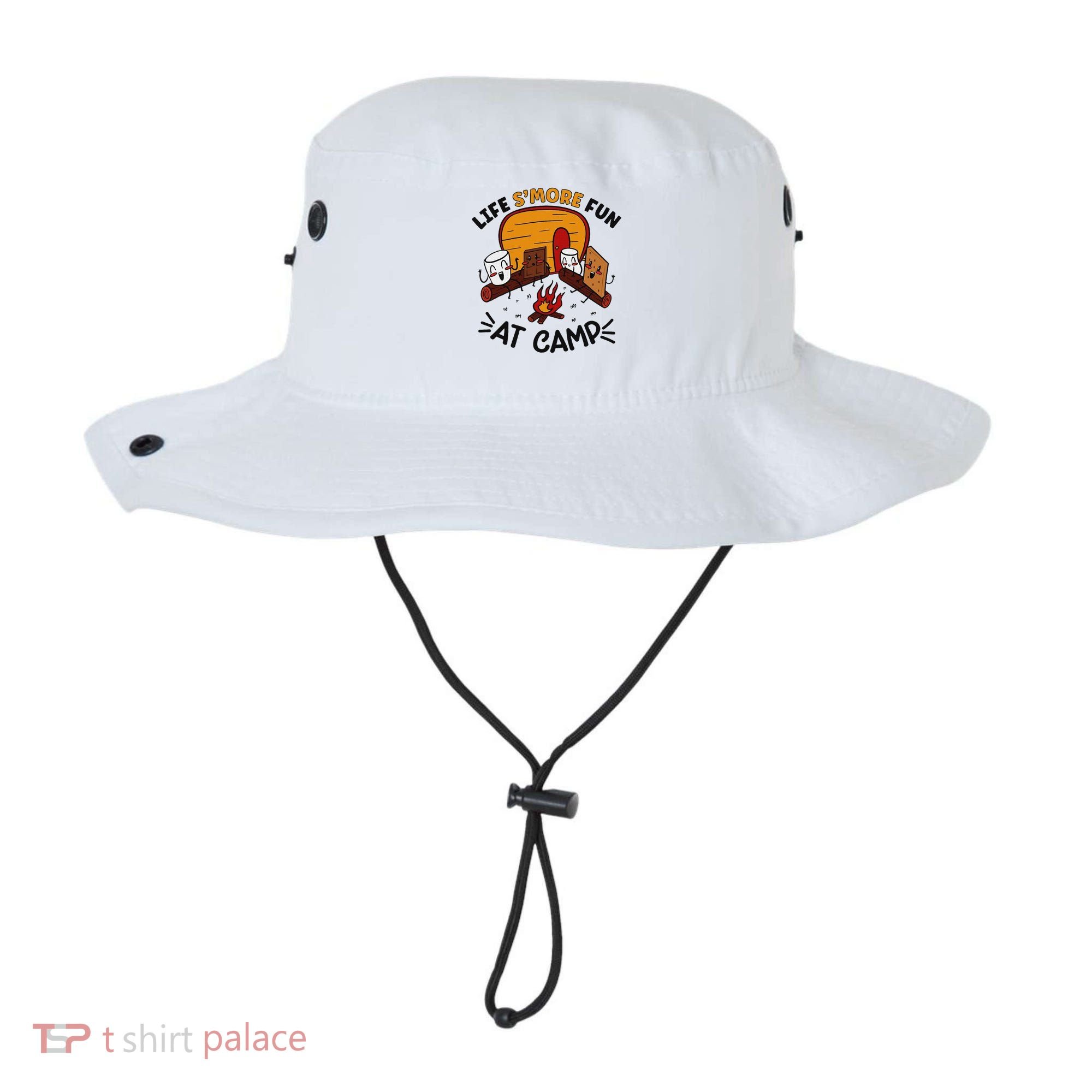 Funny SMores Camping Campfire Marshmallow Life SMore Fun Bucket Hat